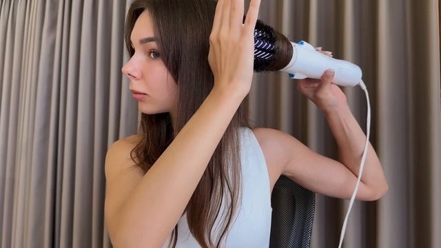 ЕЖЕДНЕВНАЯ УКЛАДКА ЗА 10 МИНУТ ФЕНОМ ♡ Как я укладываю волосы? смотреть онлайн