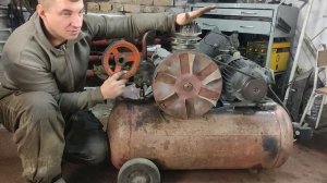 Мощный компрессор своими руками от 220 В, какая производительность?