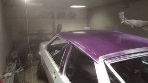 Полная покраска автомобиля (ВАЗ 2108) за 4110 рублей в гараже