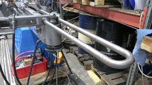 Гибка U образных деталей для теплообменника из трубы 38х3мм нержавейка R-60 на ЧПУ трубогибе MASTER