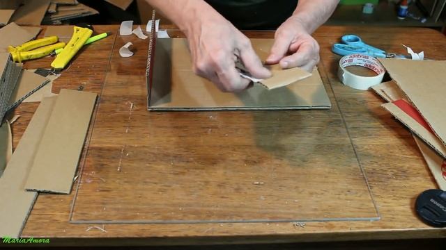 O MELHOR TUTORIAL de CAIXA ORGANIZADORA em PAPELÃO - THE BEST DIY TUTORIAL ORGANIZER in CARDBOARD смотреть онлайн