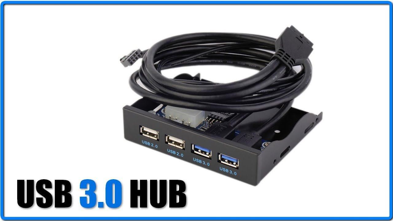 2 Port USB 3.0 + 2 Port USB 2.0 HUB 3.5'' Floppy Front Panel PC смотреть онлайн