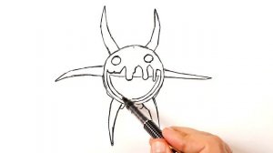 Как нарисовать Скрич из игры Двери Роблокс