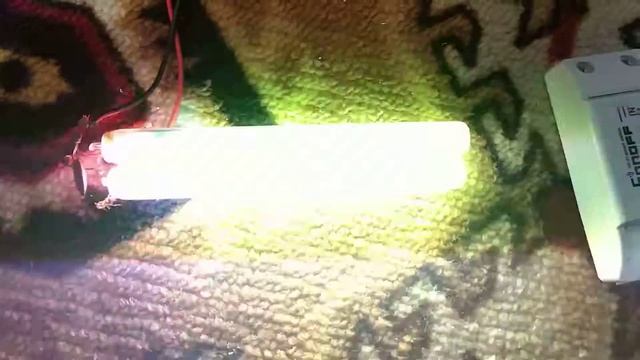 Запуск люминесцентной лампы конденсатором смотреть онлайн