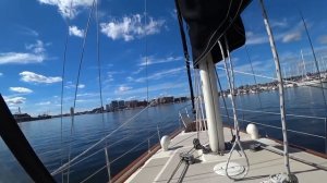 Бюджетный яхтинг. Ремонт и ночной Балтимор. США.