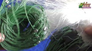 Как испортить новую рыболовную сеть не начав рыбалки, Как не нужно разбирать новую сеть.