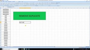 INSTANT REMOVE MULTI DUPLICATES WORDS IN EXCEL USING   ALTR, A, M