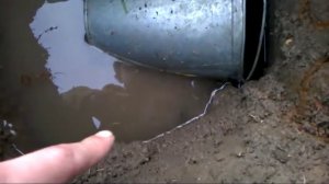 Грунтовые воды на 50 см. глубины