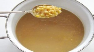 Гороховый суп с копченой колбасой