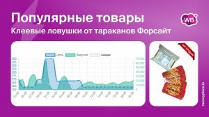 Продажи клеевых ловушек от тараканов Форсайт на Wildberries. Аналитика маркетплейса