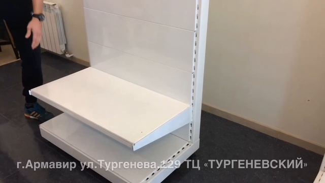 Видеоинструкция по сборке торговых стеллажей ЮТС