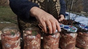 Как  Хранить  Мясо  Без  Холодильника!!!   Тушёнка из Говядины Без Автоклава #asmr