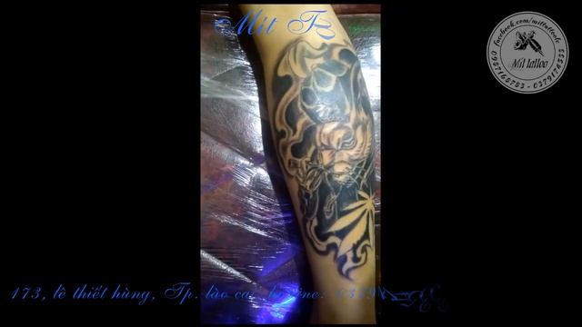 Hình Xăm Thỏ Ở Chân - Mít Tattoo