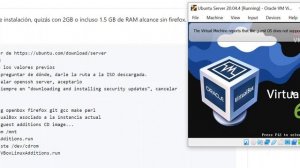 VM con virtualbox