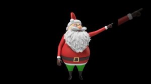 HoloOne: Бесплатные 3D видео для голографических вентиляторов  - Голограмма Санта Клаус (Дед Мороз)