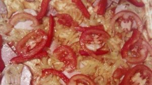 Пицца с плавленым сырком