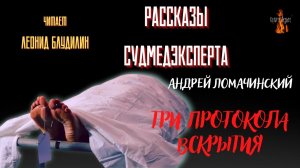 Рассказы Судмедэксперта: ТРИ ПРОТОКОЛА ВСКРЫТИЯ (автор: Андрей Ломачинский).