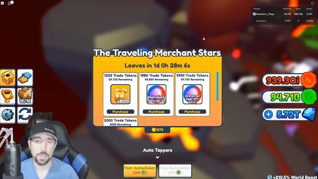 Tapping Simulator Travelling Merchant Stars Location And Inventory