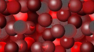 С Дней Рождения! Шары с сердечками. Фон для поздравления.