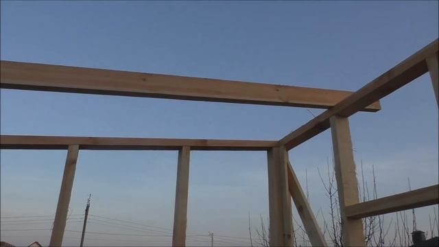 Установка стропил односкатной крыши. Котельная | бытовка | сарай | хозблок