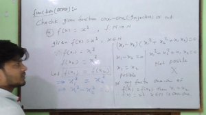 FUNCTION (EX-1 PART -4) SOLUTION OF ONE ONE FUNCTION