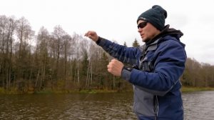 Ловля окуня на водохранилище осенью со спиннингом. Ультраворм Лаки Джон спасает рыбалку