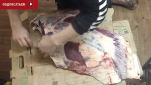 Разделка говядины - лопатка. meat cutting, meat, butcher, 肉,切肉,屠夫,猪肉,牛肉,羊肉,鸡,係食物呀!