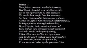 Sonnet 1