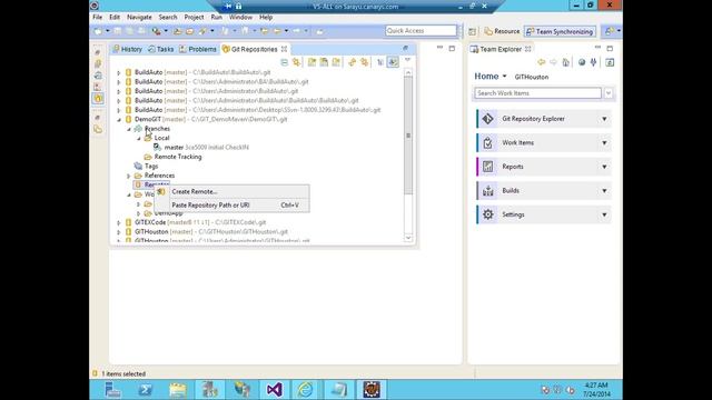 Building Maven & ANT Projects from Eclipse in TFS GIT VErsion Control смотреть онлайн