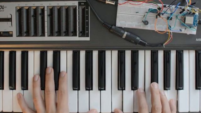 Organ sound module DIY "synthesizer" using the ESP8266 (ESP32 family) смотреть онлайн