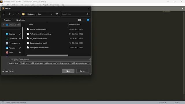 SUBLIME text 3 for java programming for students