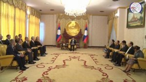 Вручение верительных грамот Президену Лаоса / Presentation of credentials to the President of Laos
