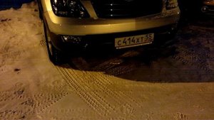 Kia Mohave холодный пуск зимой