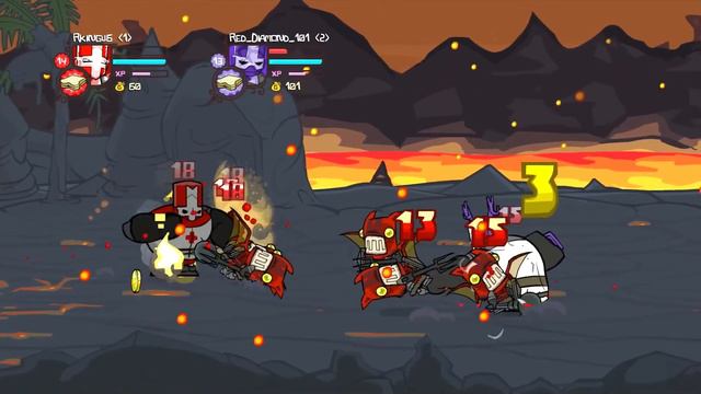 Is that a dragon! - Castle Crashers walkthrough смотреть онлайн