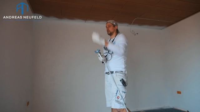 50 QM in 2:32 Minuten spritzen & streichen 2019 | Farbe SPRITZEN mit Airless-Gerät смотреть онлайн