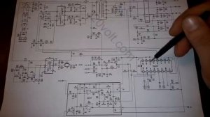 Блок питания АТХ ,регулировка напряжения от чистого нуля до максимума