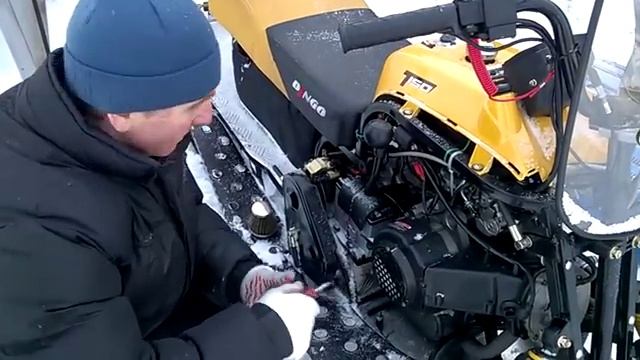 Обзор снегохода Dingo Т 150. Доводим до ума.Часть 4. смотреть онлайн