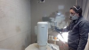 Окраска бойлеров из нержавейки.