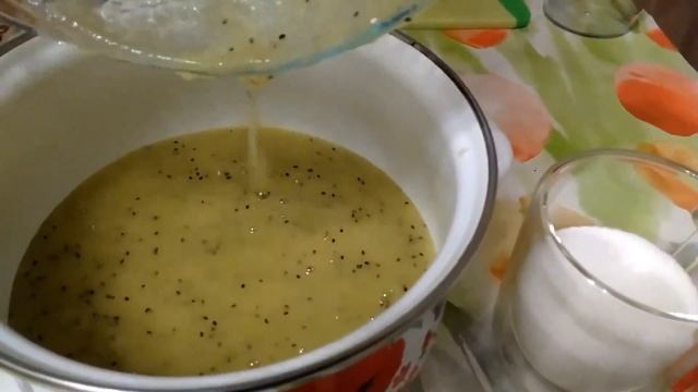 Киви с лимоном и орехами. Рецепт. Kiwi with lemon and nuts. Recipe. Kiwi mit Zitrone und Nüssen. смотреть онлайн