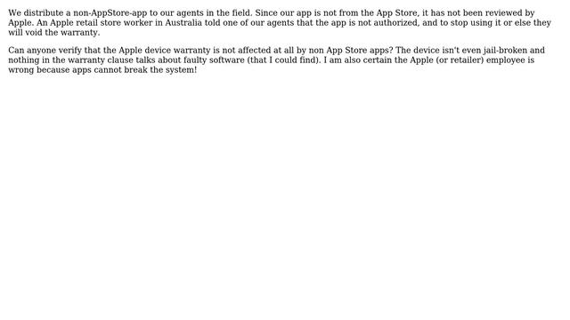 Apple: iOS Enterprise App not from AppStore any warranty issues? (2 Solutions!!) смотреть онлайн