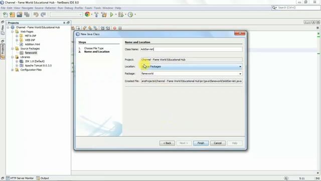 2 - Creating New Project In Netbeans | Addition Program Using Servlet | Advanced Java Tutorial смотреть онлайн