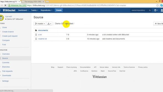 Demo Git using bitbucket.org with Source Tree - Commit Push and Pull data