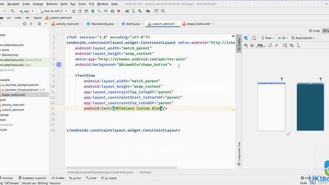 Android Alerts | AlertDialogs Android - Built-in & Custom UI смотреть онлайн