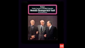 Brahms Violin Concerto David Oistrakh Cleveland Orchestra George Szell (2012)