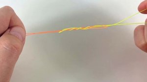 НАДЕЖНЫЙ и ПРОСТОЙ  узел для соединения шнура и лески  плетенку и шнур рыболовный