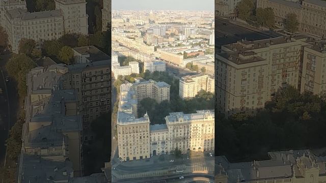 Кутузовский проспект из окна небоскреба / Москва