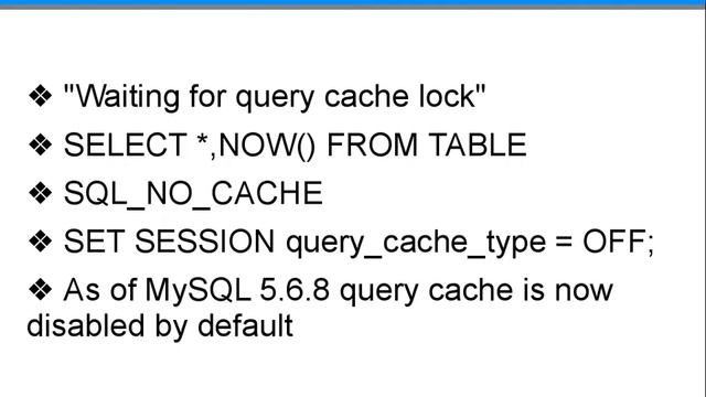 Practical MySQL Performance Optimization
