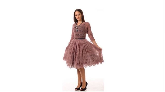Pletena moda Ажурный кид мохер (Crochet & knitting)