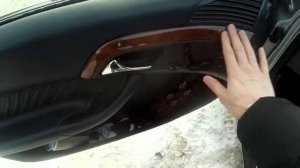 Как разобрать все двери на мерседес w220 , disassemble door Mercedes W220