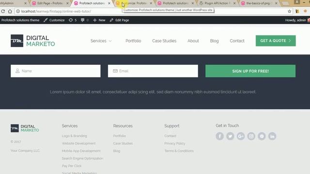 Wordpress Theme Options Development (Part 8) Crop Image Customizing tool and Setting Dropdown Pages
